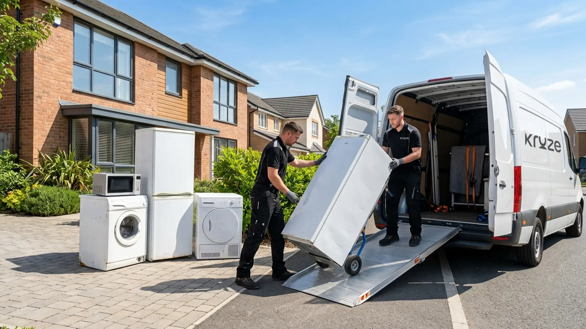 Kruze collecting appliances in West Yorkshire