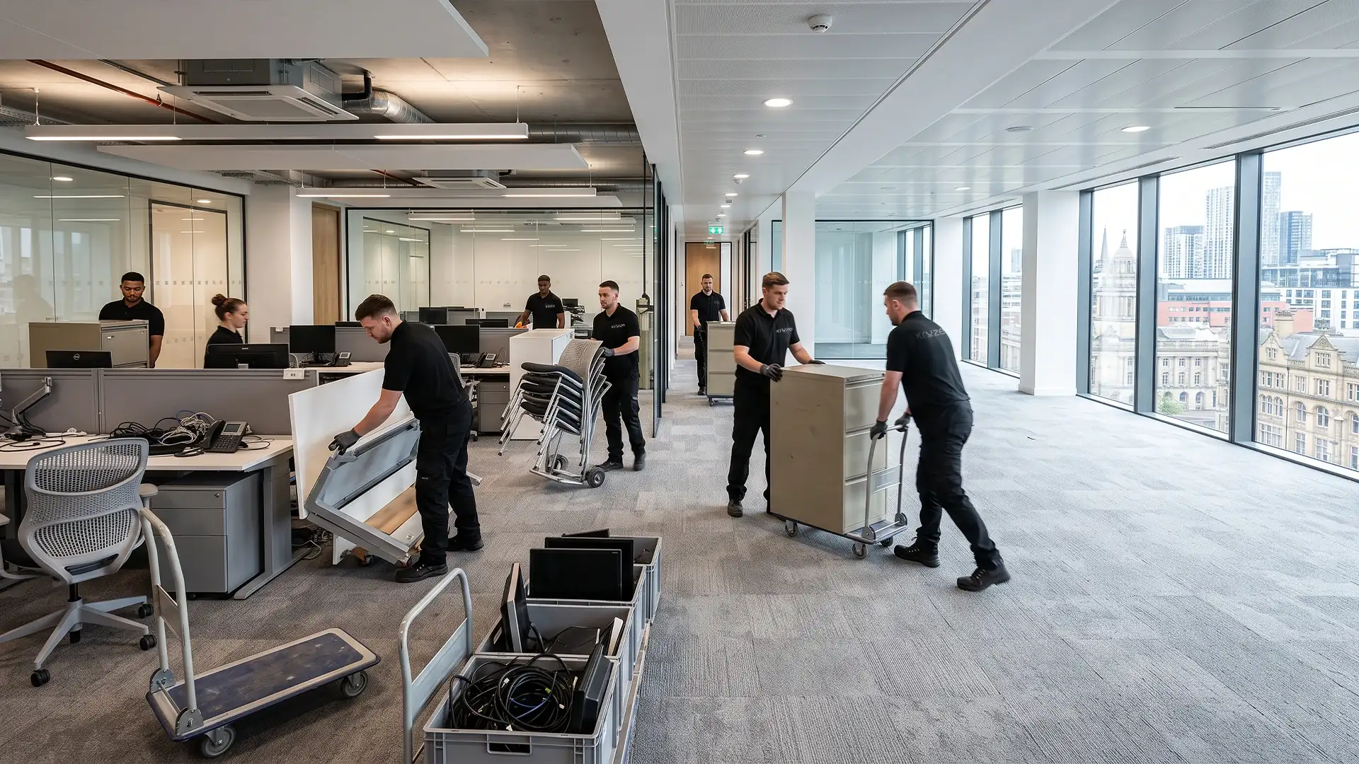 Kruze on an office clearance in West Yorkshire