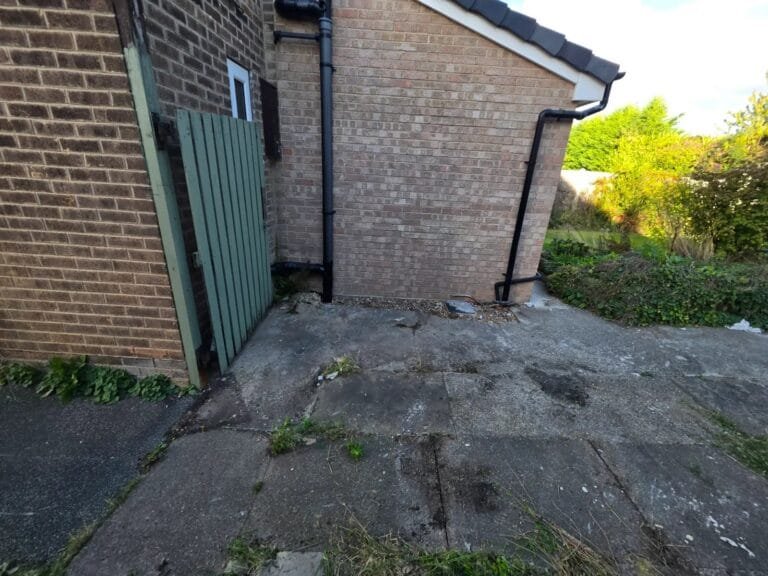 After: cardboard and waste removal by Kruze, Wakefield WF2