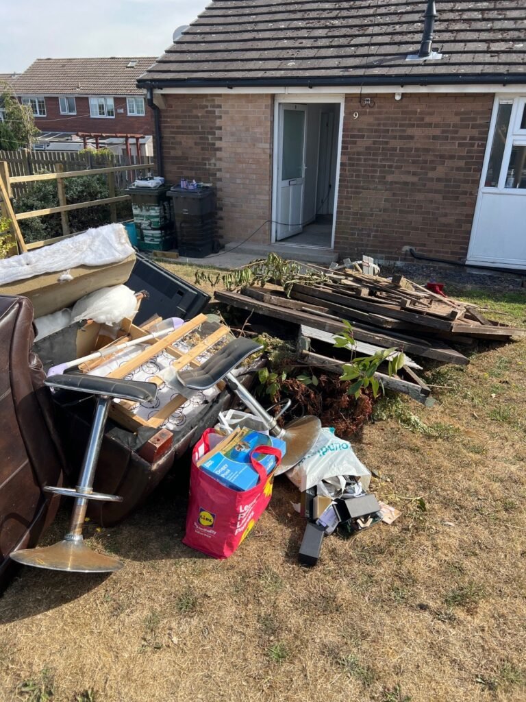 Before: garden clearance by Kruze, Barnsley S71