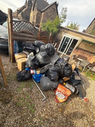 Before: garden clearance by Kruze, Harrogate HG1