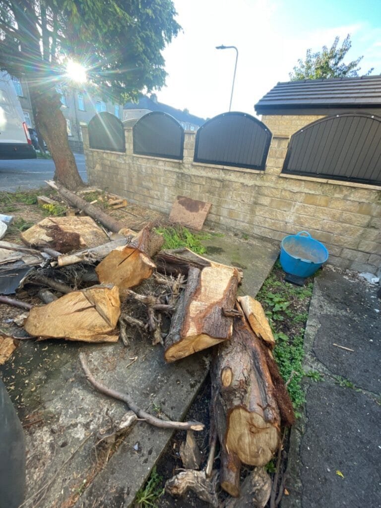 Before: garden waste removal by Kruze, Bradford BD5