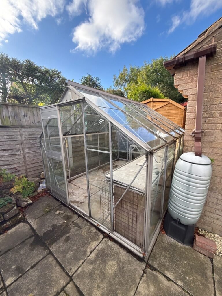 Before: greenhouse removal by Kruze, Leeds LS17
