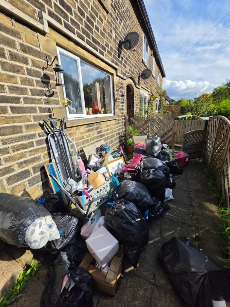 Before: household rubbish removal by Kruze, Halifax HX3