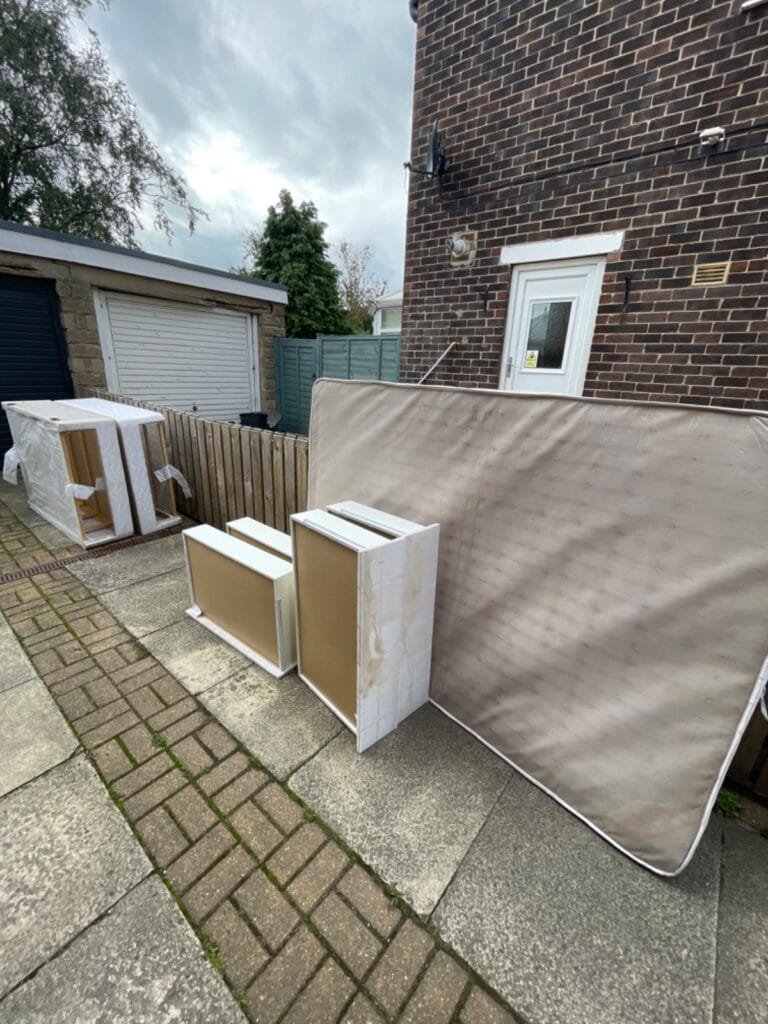 Before: mattress and bed base removal by Kruze, Bradford BD11