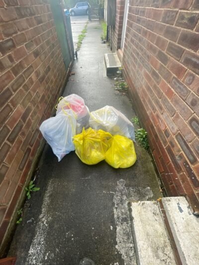 Before: rubbish removal by Kruze, Harrogate HG1