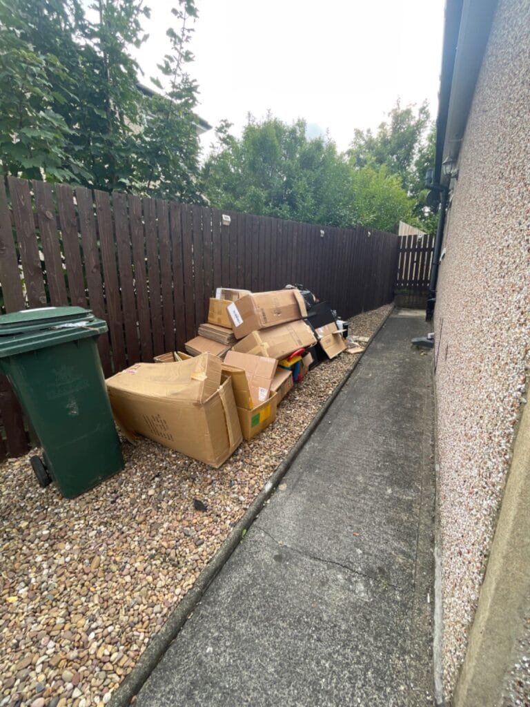 Before: rubbish removal by Kruze, Keighley BD21