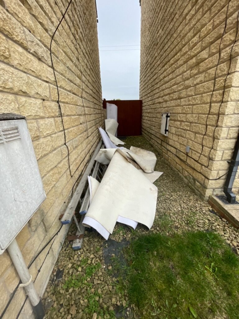 Before: side passage clearance by Kruze, Bradford BD7