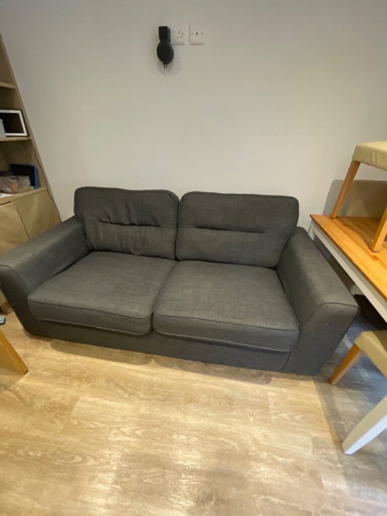 Before: sofa removal by Kruze, Halifax HX3