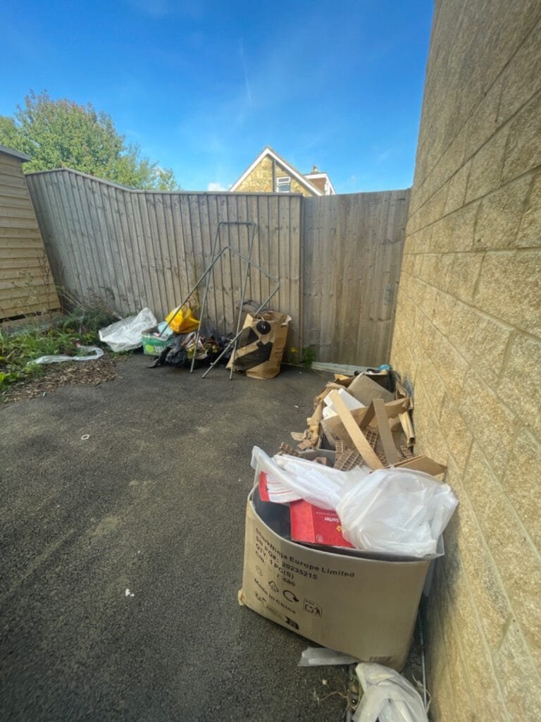 Before: yard clearance by Kruze, Brighouse HD6